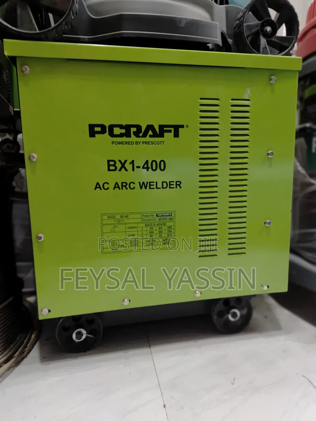 PCRAFT AC ARC Welder - 400A, Heavy-Duty Industrial Welding Machine