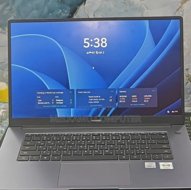 New Laptop Huawei Matebook D 15 8GB Intel Core i3 SSD 256GB