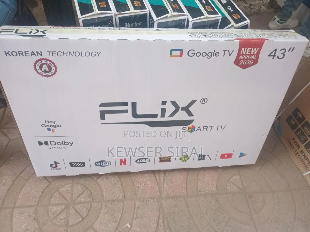 Flix TV 43inche Smart 4k Android TV