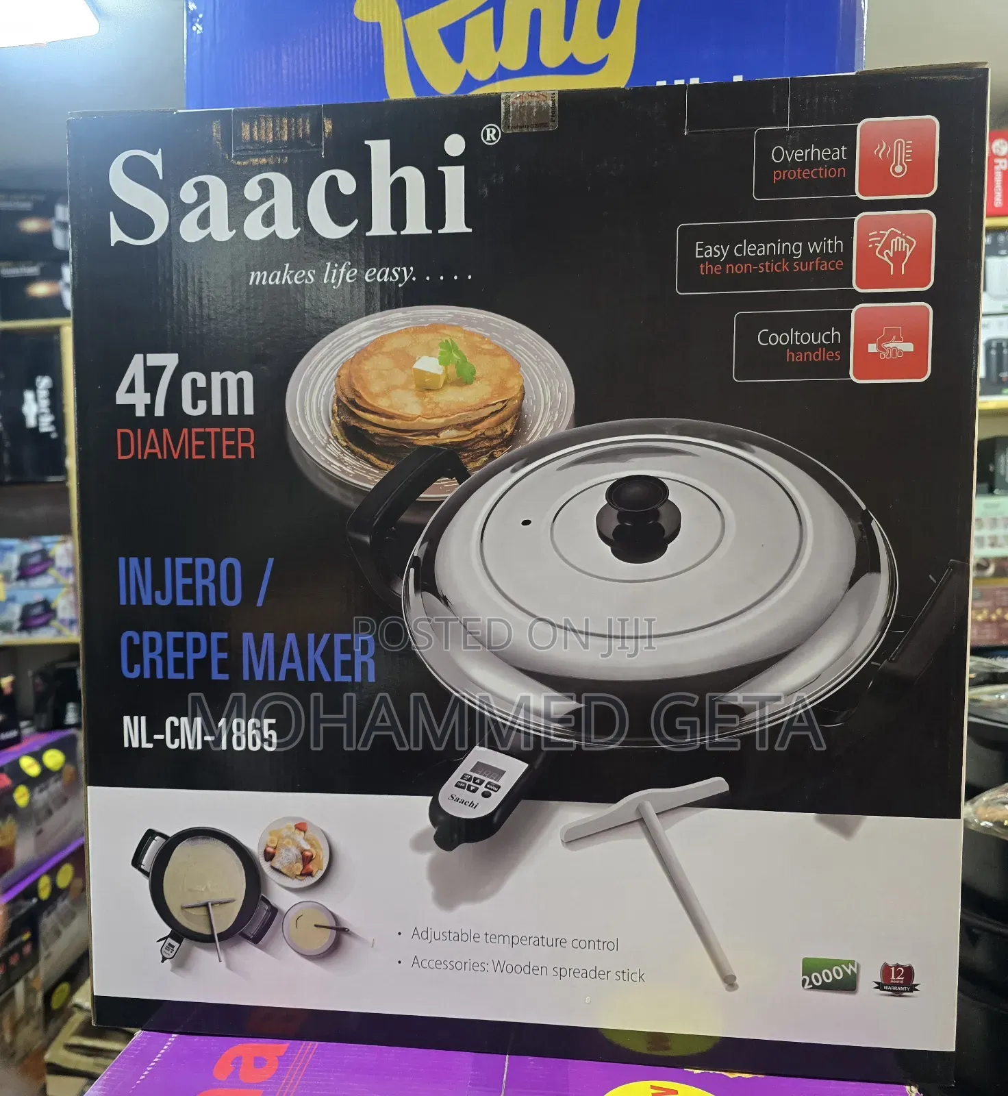Saachi 47cm Injero / Crepe Maker