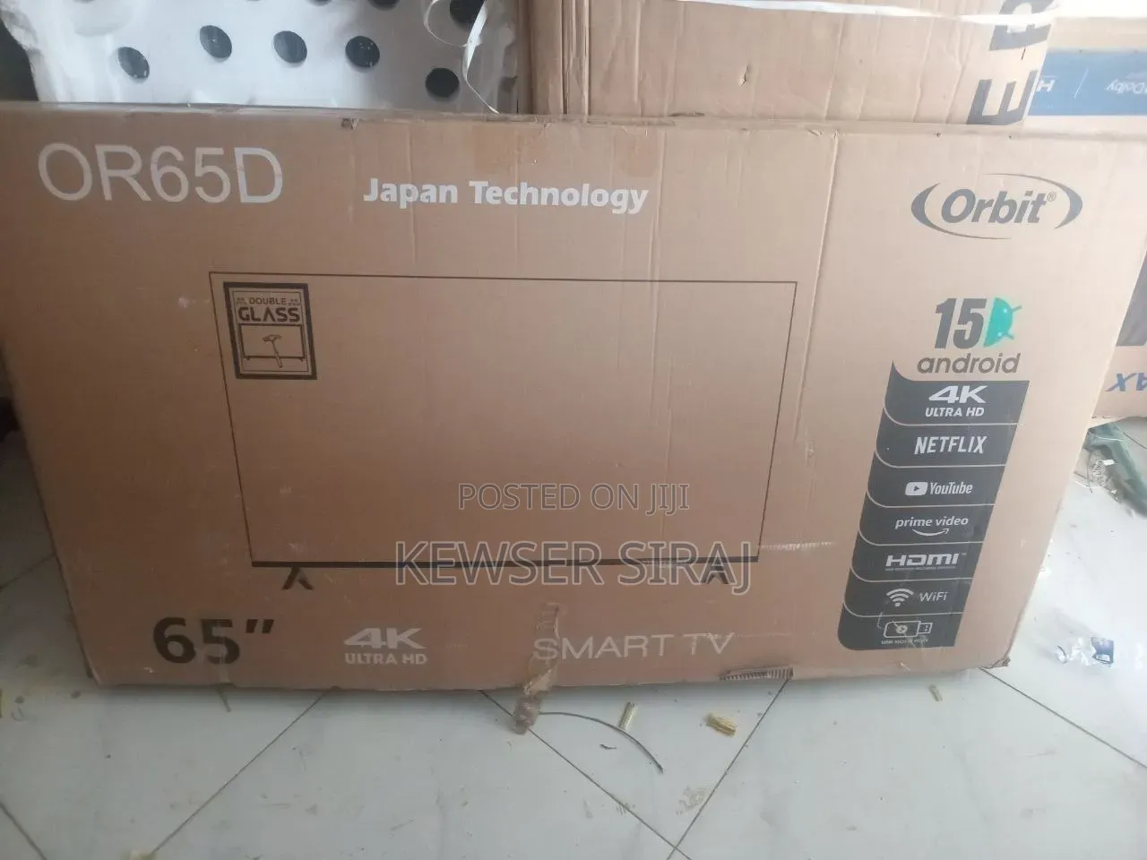 Orbit 65inche 4k Smart Android TV