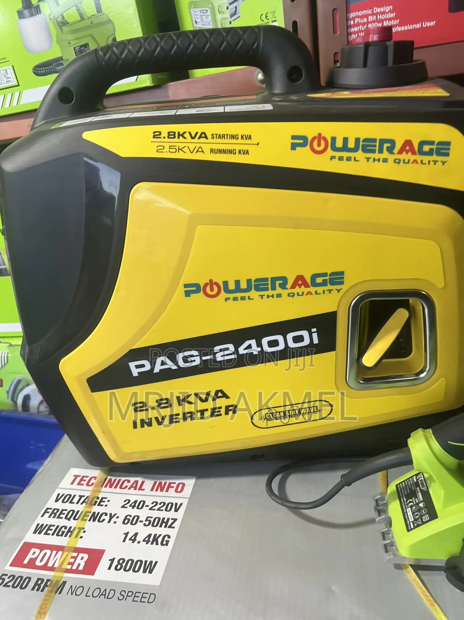 Pawerage 2.8kva Inverter Generator