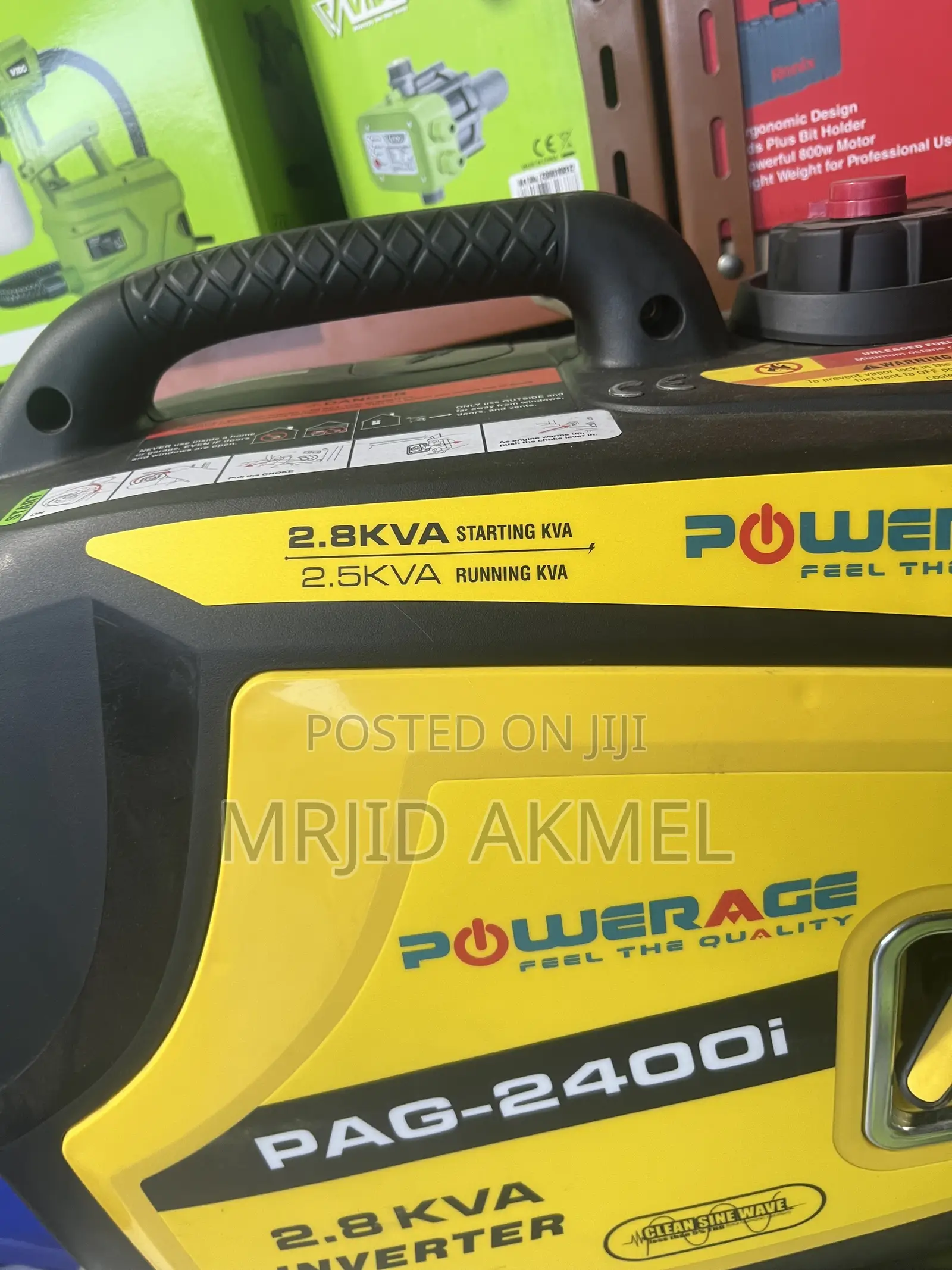 Pawerage 2.8kva Inverter Generator