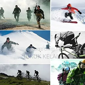 Black Full-Face Balaclava or Ski Mask Designed for Outdoor, Tactical