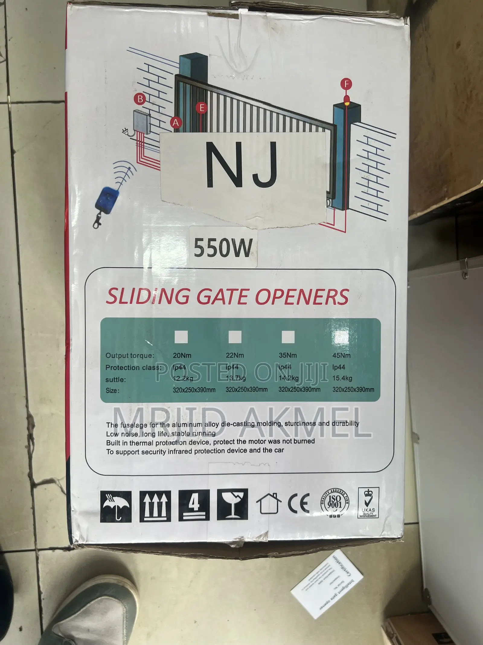 Sliding Gate Openers 550w