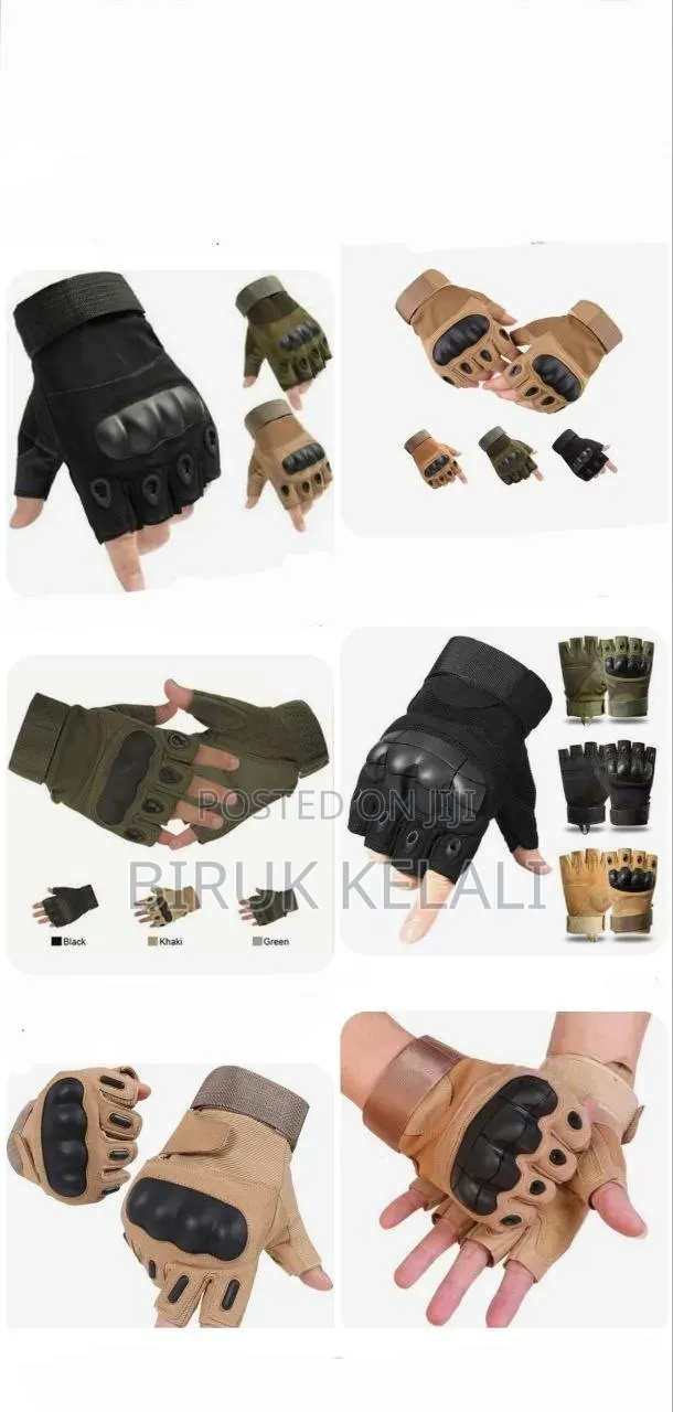 Half-Finger Tactical Hard-Knuckle Gloves Designed for Outdoor Sports