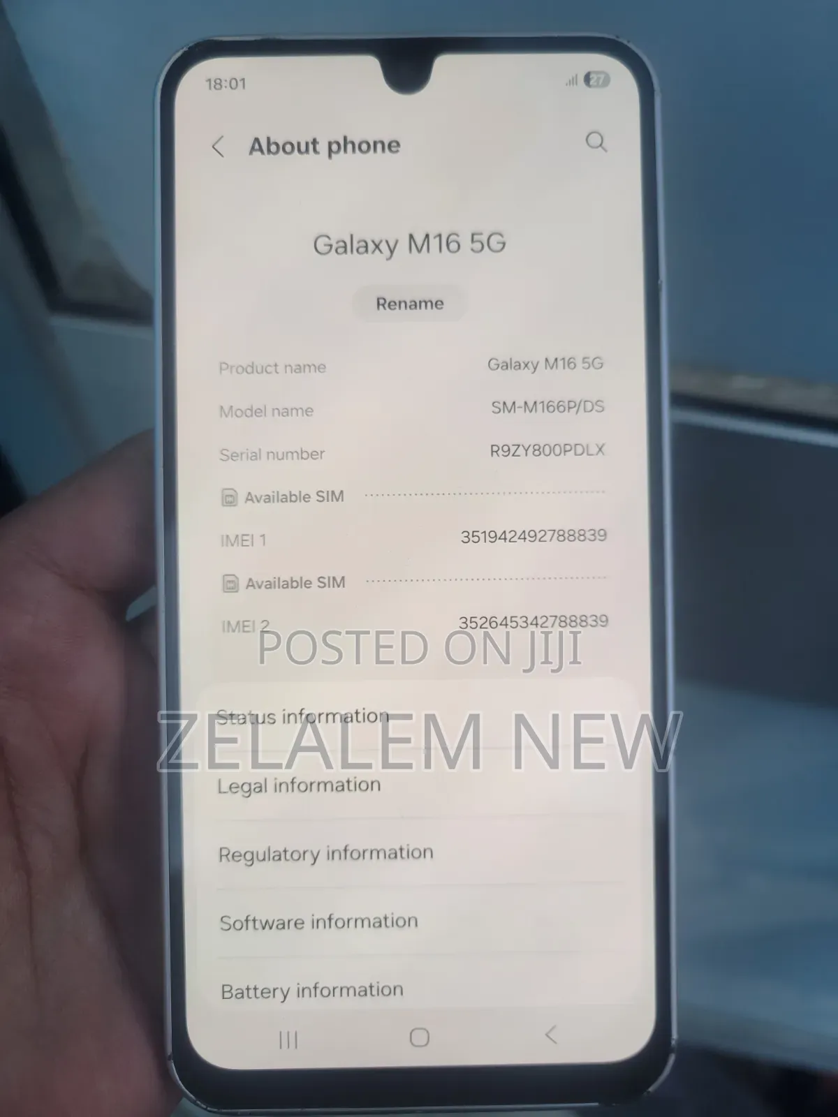 Samsung Galaxy M16 128 GB Silver