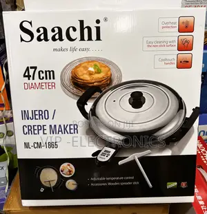 Saachi Digital Injera Mitad & Crepe Maker 47cm – 2000W