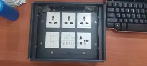 Floor Box 4 Universal Socket and 4 Data Socket