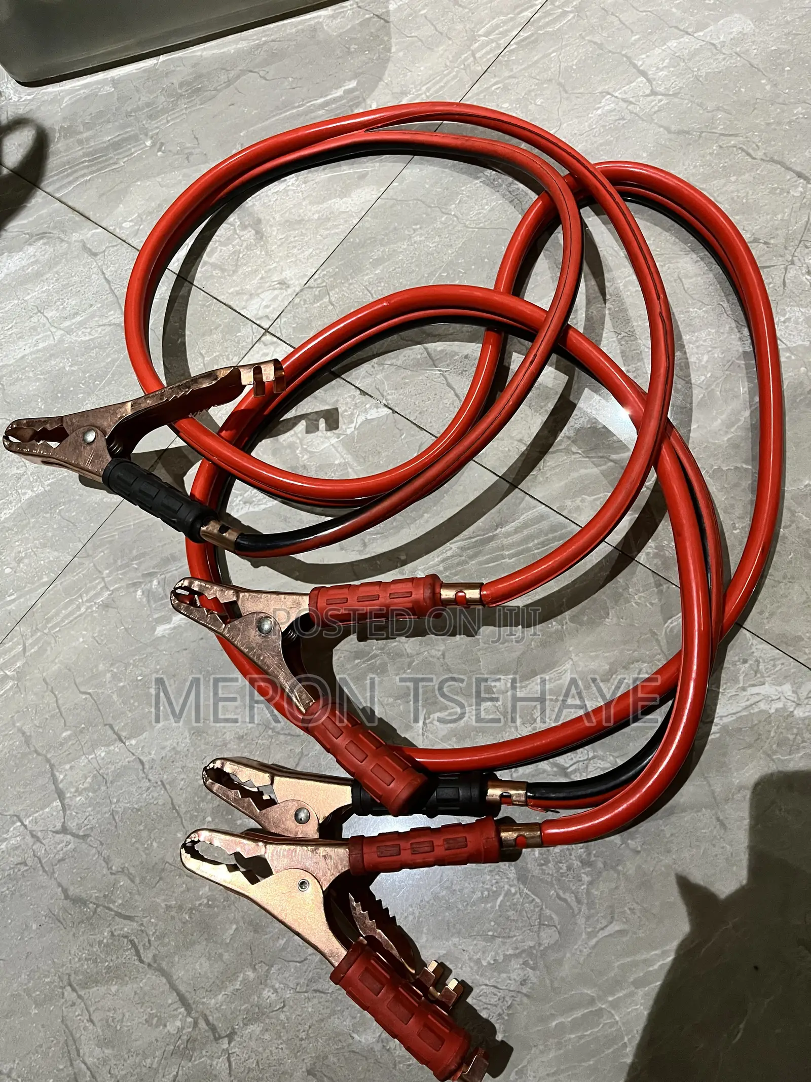 Heavy-Duty Battery Booster Cables, 3meter