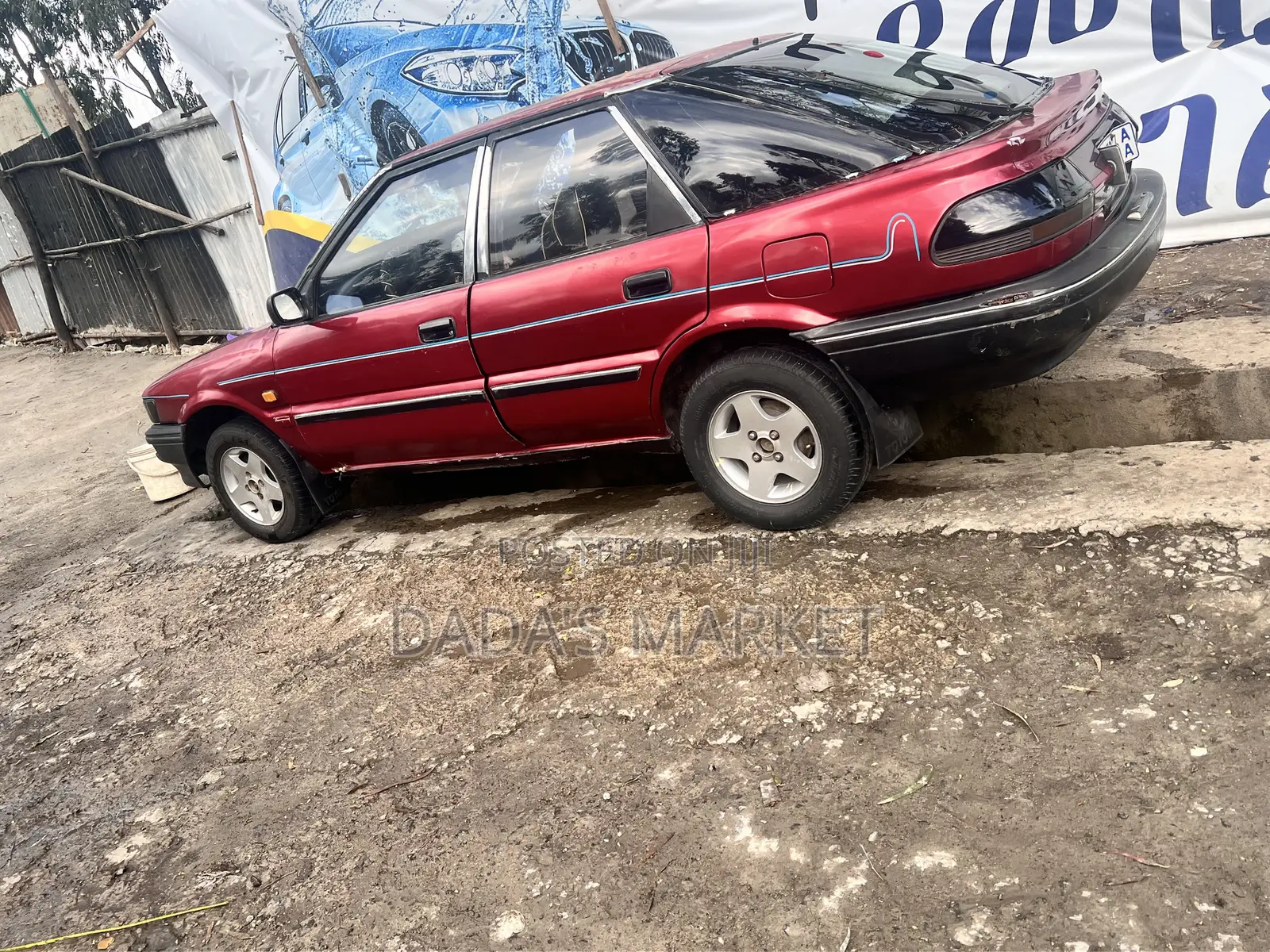 Toyota Corolla 1992 Burgundy