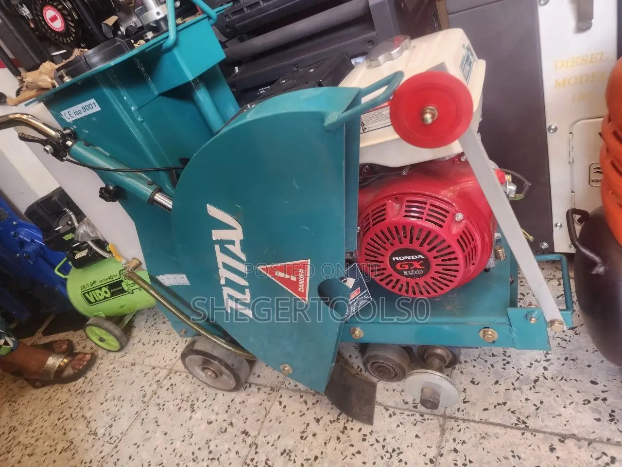 Gasoline Asphalt Cutter Floor Saw