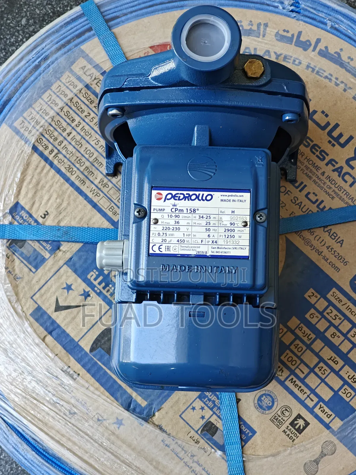 Pedrollo Water Pump 1HP