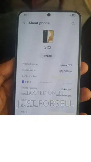 Samsung Galaxy S22 5G 256 GB Black