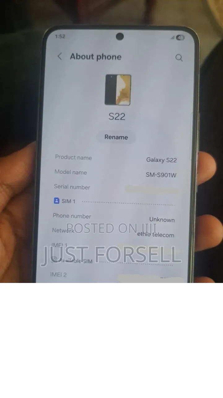 Samsung Galaxy S22 5G 256 GB Black