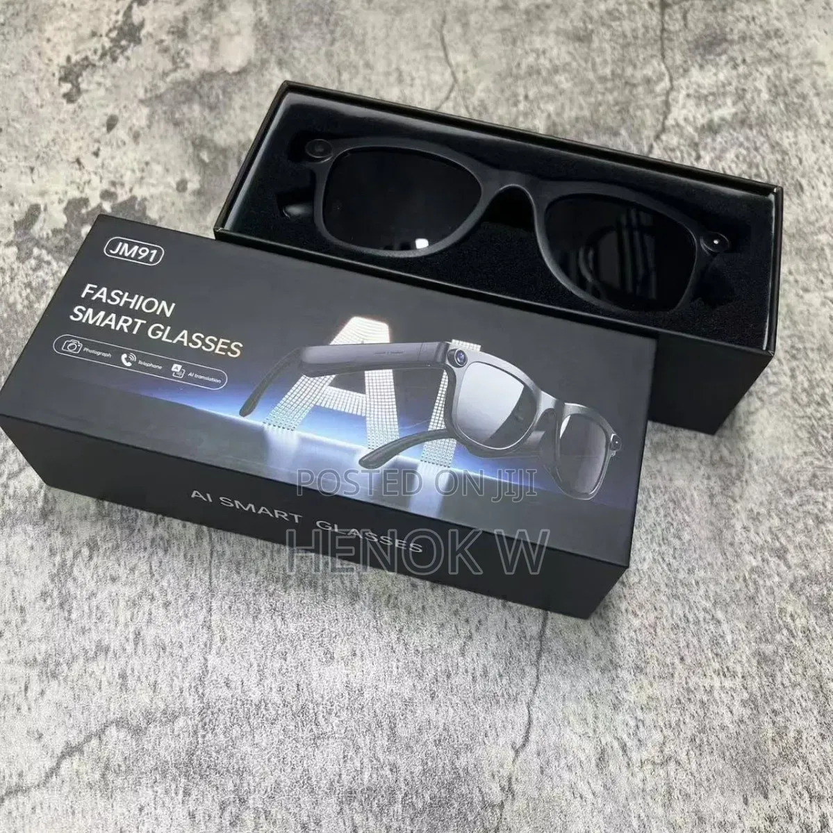  ዘመናዊና ስማርት የዓይን መነፅር - JM91 AI Smart Glasses!