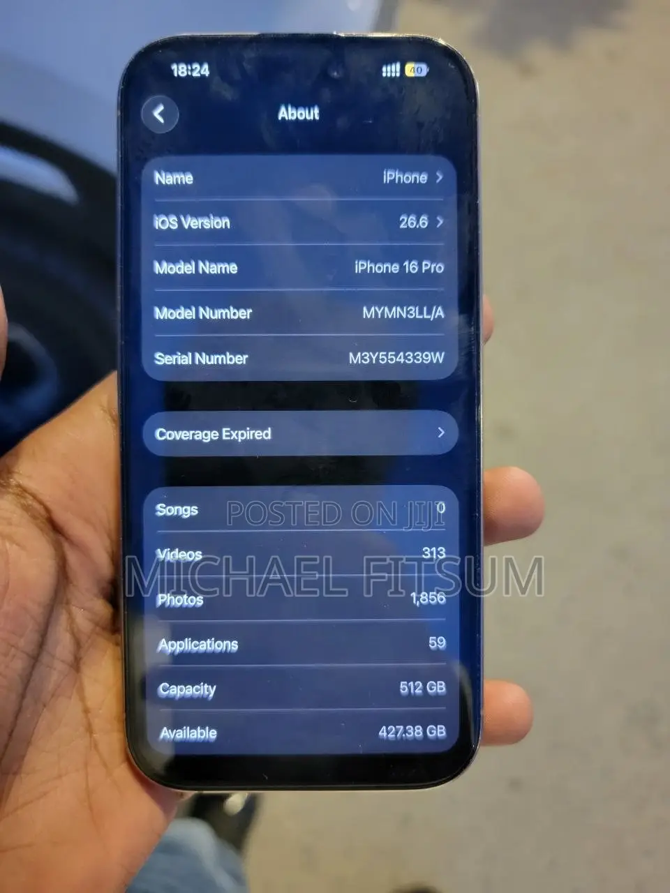 Apple iPhone 16 Pro 512 GB Gold