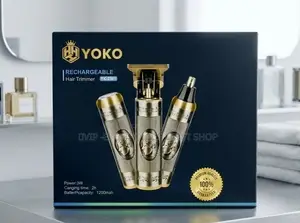 YOKO Rechargeable Hair Trimmer & Grooming Kit – 3W, 1200mAh