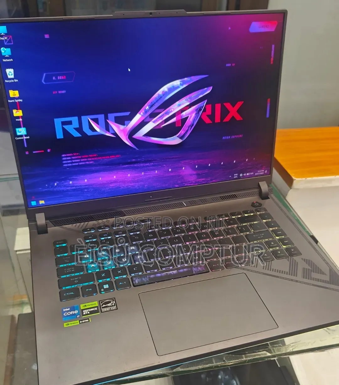 New Laptop Asus ROG Strix G16 G614 16GB Intel Core i7 SSD 1T