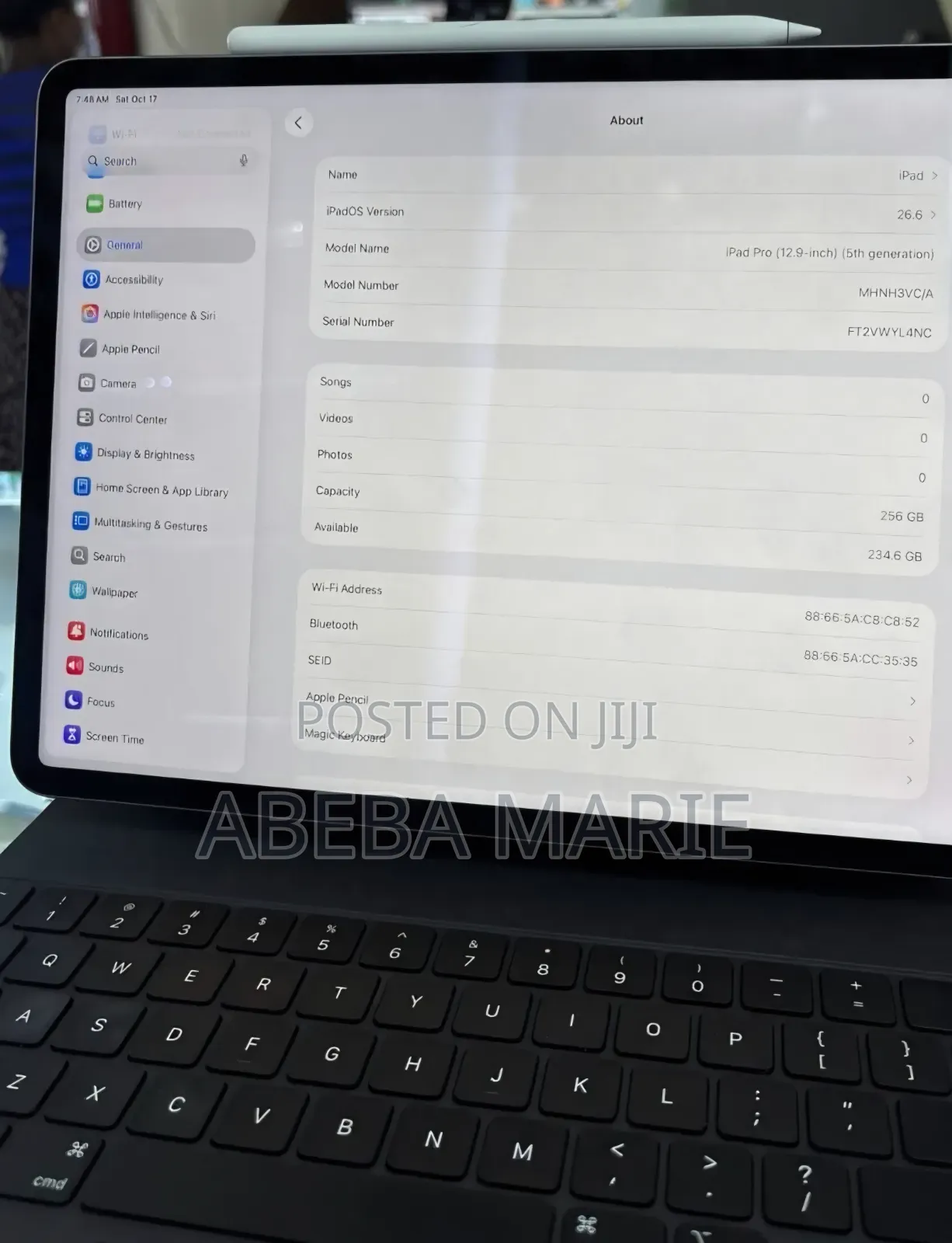 New Apple iPad Pro 12.9 (2020) 256 GB
