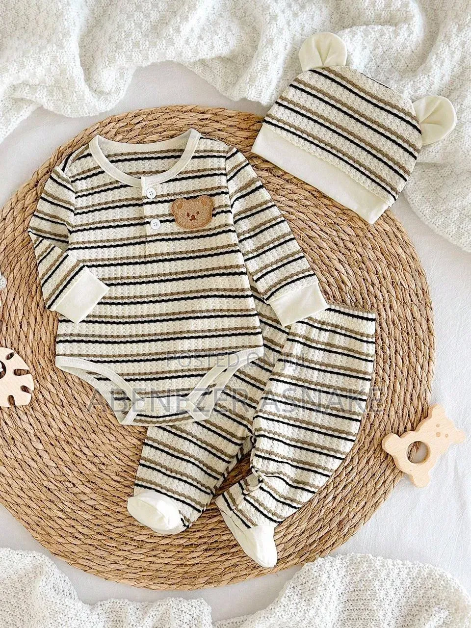 Newborn Baby Three Pieces Set Outfit