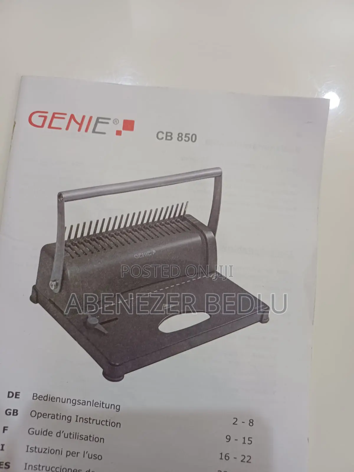 Genie Cb 850