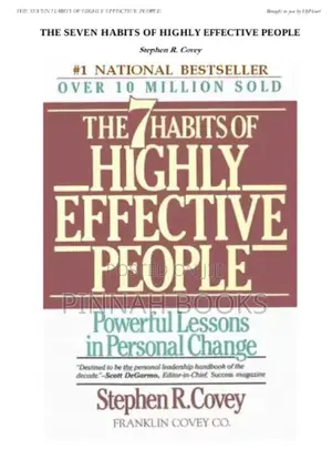 The 7 Habits of Highly Effective People by Stephen R. Covey