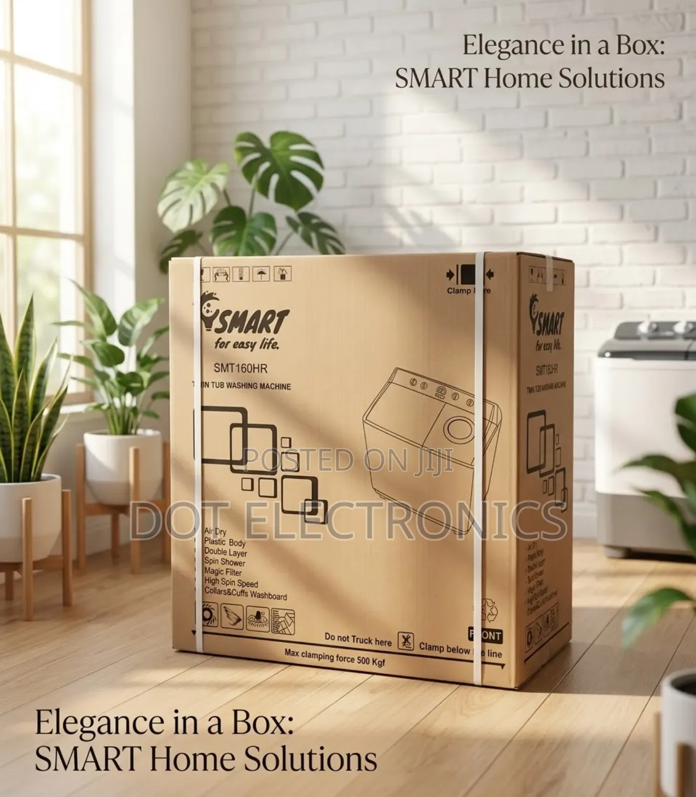 SMART SMT160HR Twin Tub Washing Machine 