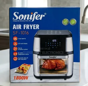 Sonifer Air Fryer 12L – 1800W Digital Touch Screen Electric Air Fryer