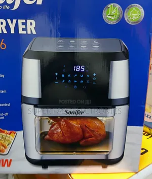 Sonifer Air Fryer 12L – 1800W Digital Touch Screen Electric Air Fryer
