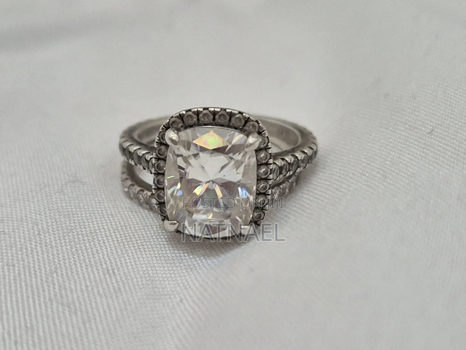 Engagement Ring/Wedding Set 4ct Moissanite Bridal Set