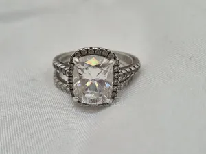 Engagement Ring/Wedding Set 4ct Moissanite Bridal Set