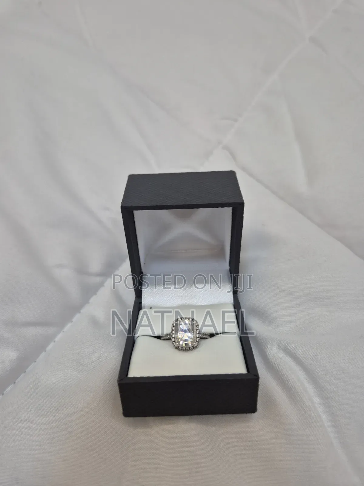 Engagement Ring/Wedding Set 4ct Moissanite Bridal Set