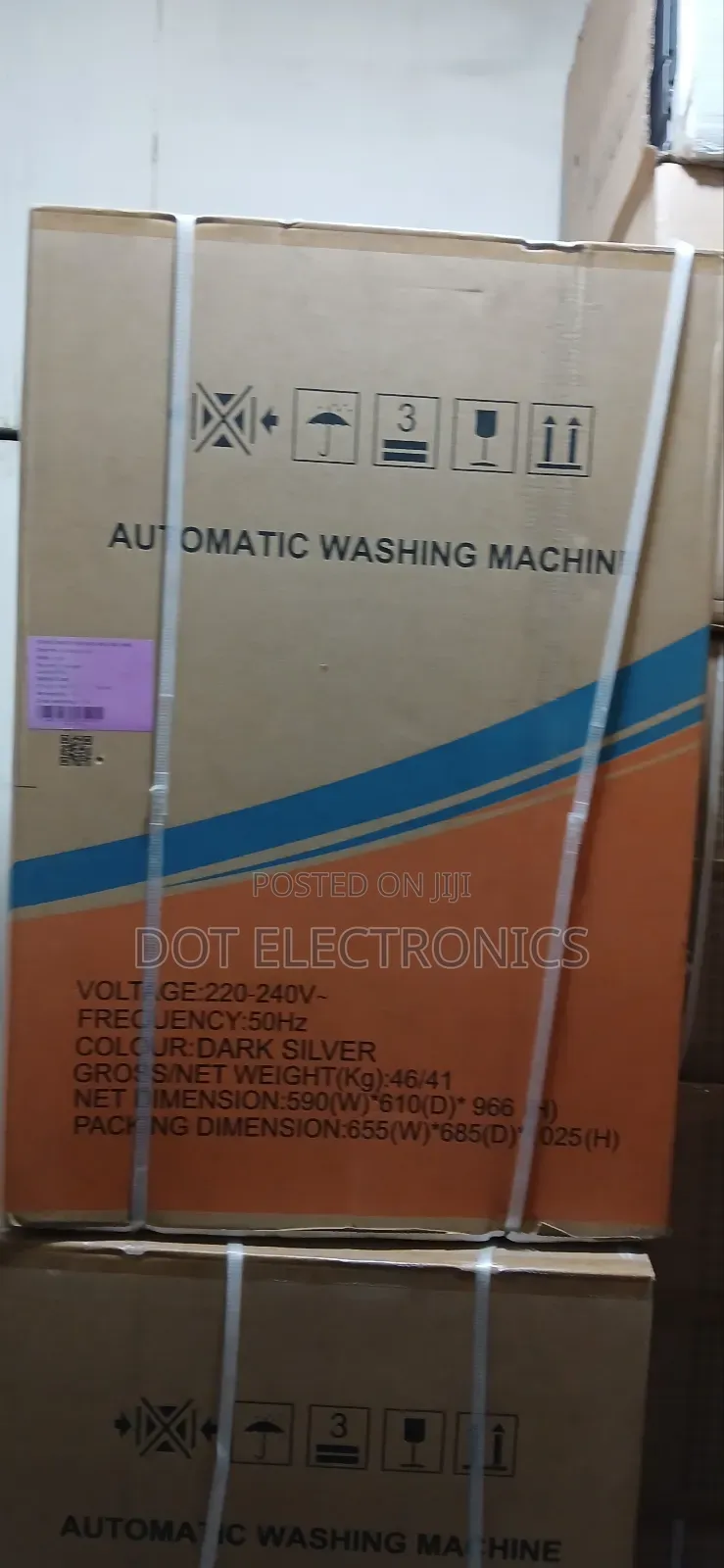 Automatic Washing Machine - Dark Silver 
