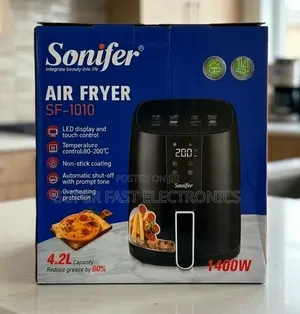 Sonifer Digital Air Fryer! With a 4.2-Liter Capacity and 1400W Power