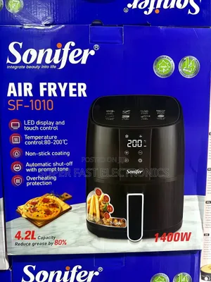 Sonifer Digital Air Fryer! With a 4.2-Liter Capacity and 1400W Power