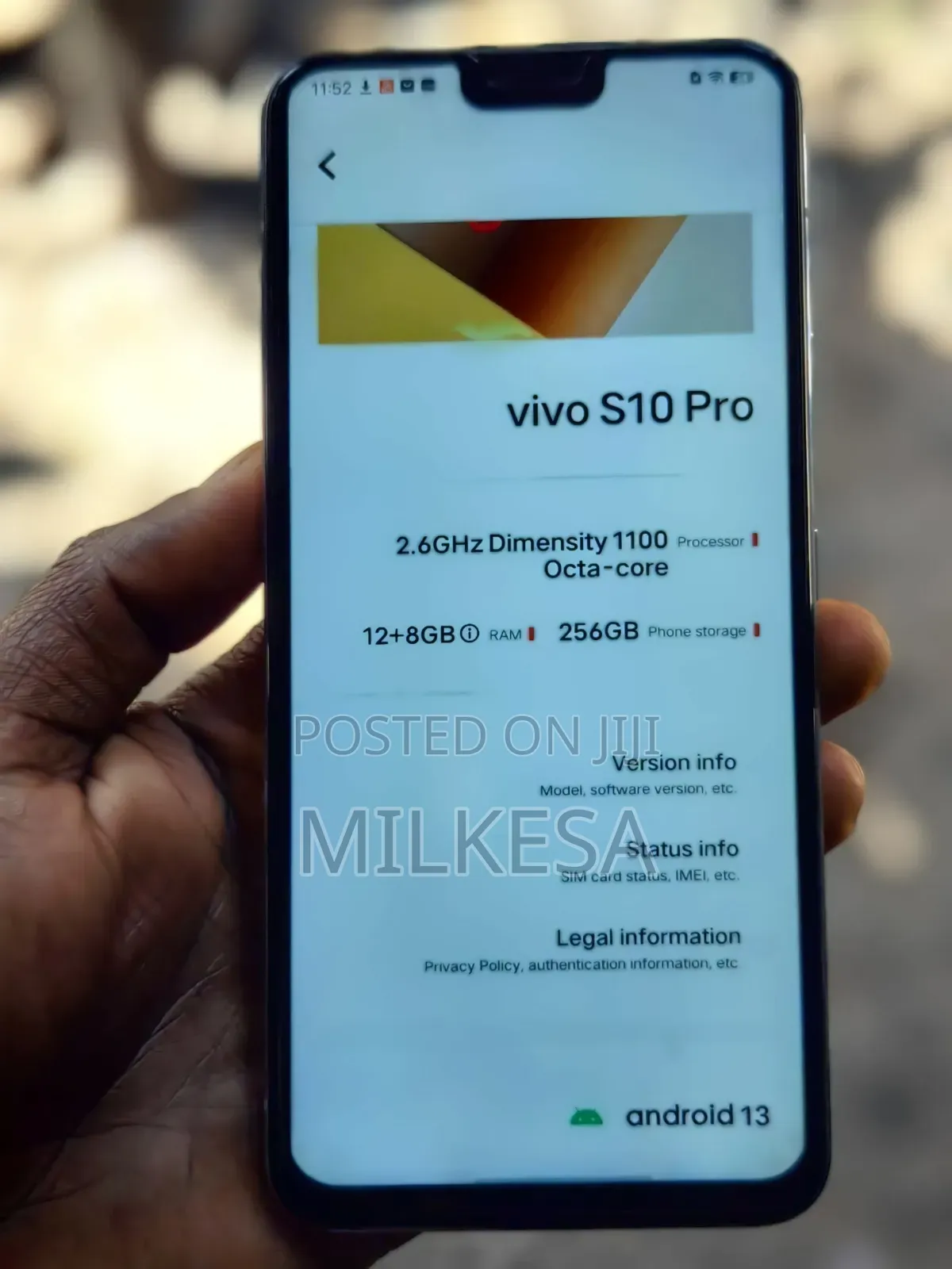 New Vivo S20 Pro 256 GB Blue