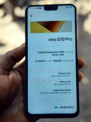 New Vivo S20 Pro 256 GB Blue