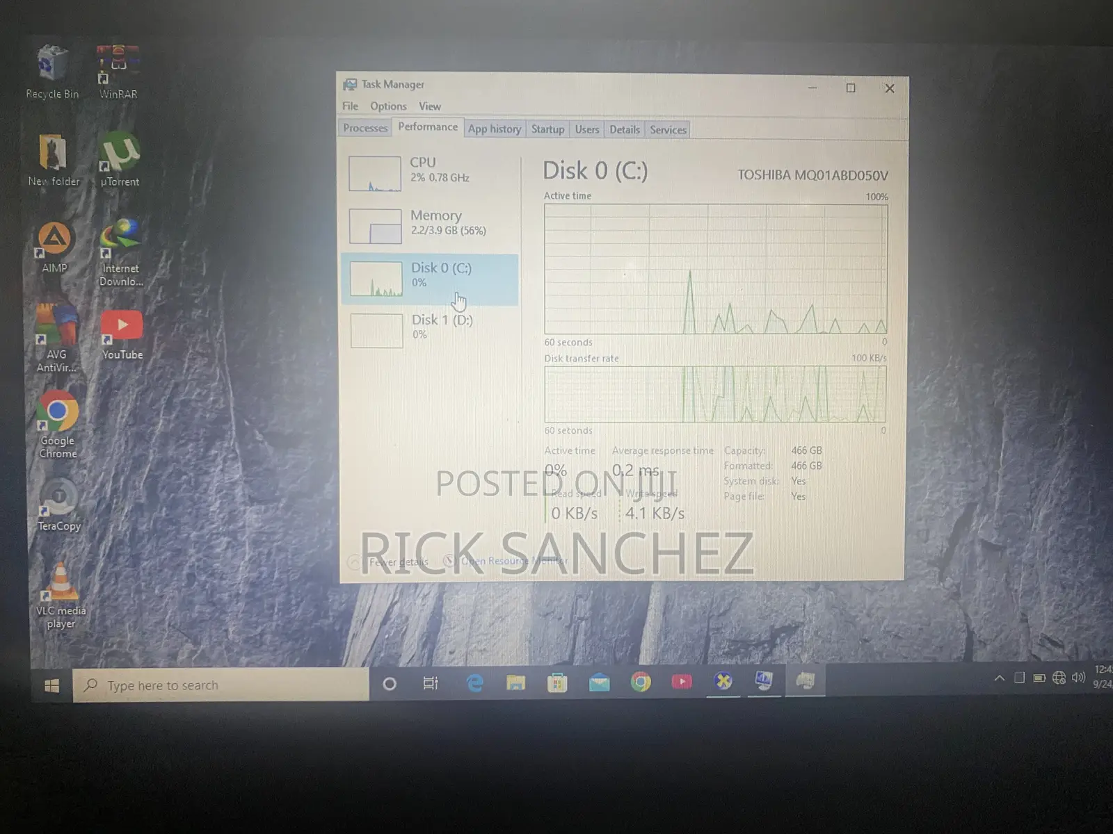 Laptop Toshiba Satellite C850 4GB Intel Core i7 HDD 500GB