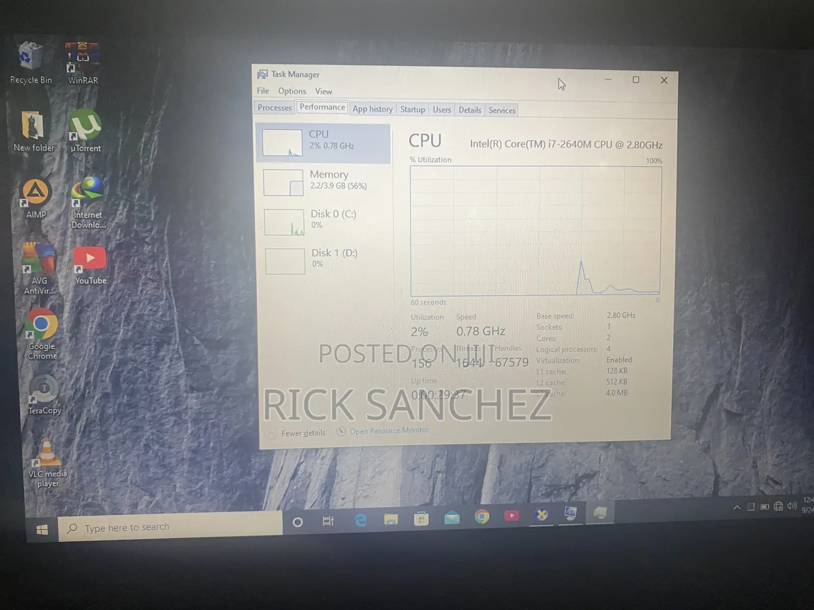 Laptop Toshiba Satellite C850 4GB Intel Core i7 HDD 500GB