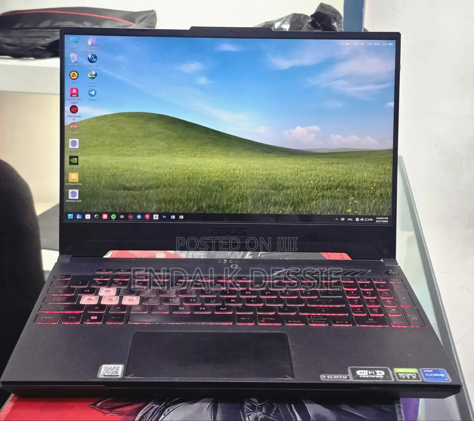 New Laptop Asus TUF Gaming A15 16GB Intel Core i7 SSD 512GB