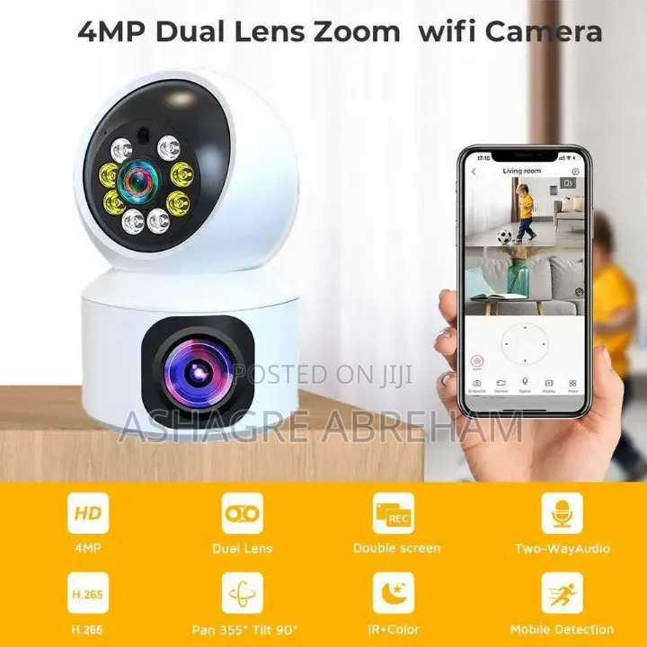 Dual Lens 4G CCTV Camera