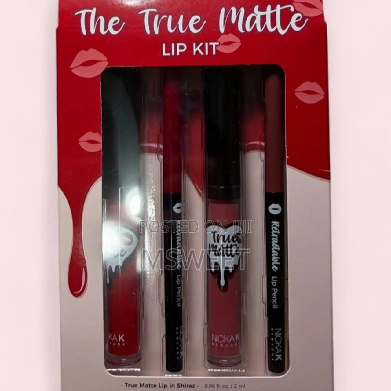 True Matte Lip Kit With 2 Matte Lipstick