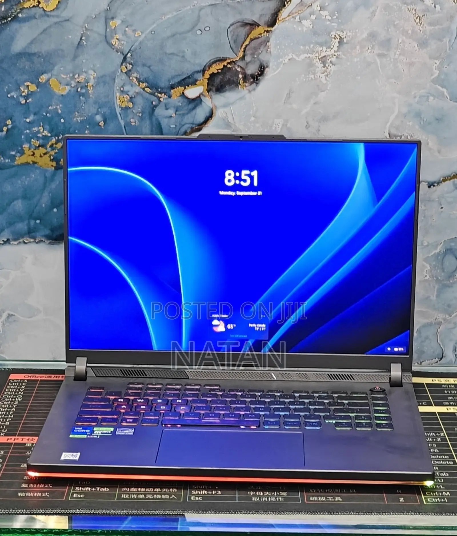 New Laptop Asus ROG Strix G15 16GB Intel Core i7 SSD 1T