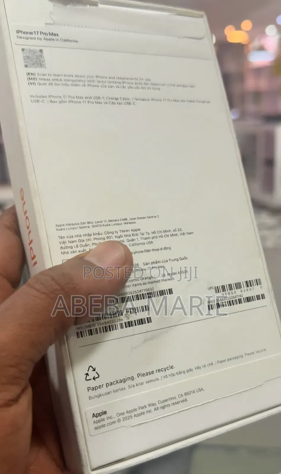 New Apple iPhone 17 Pro Max 512 GB