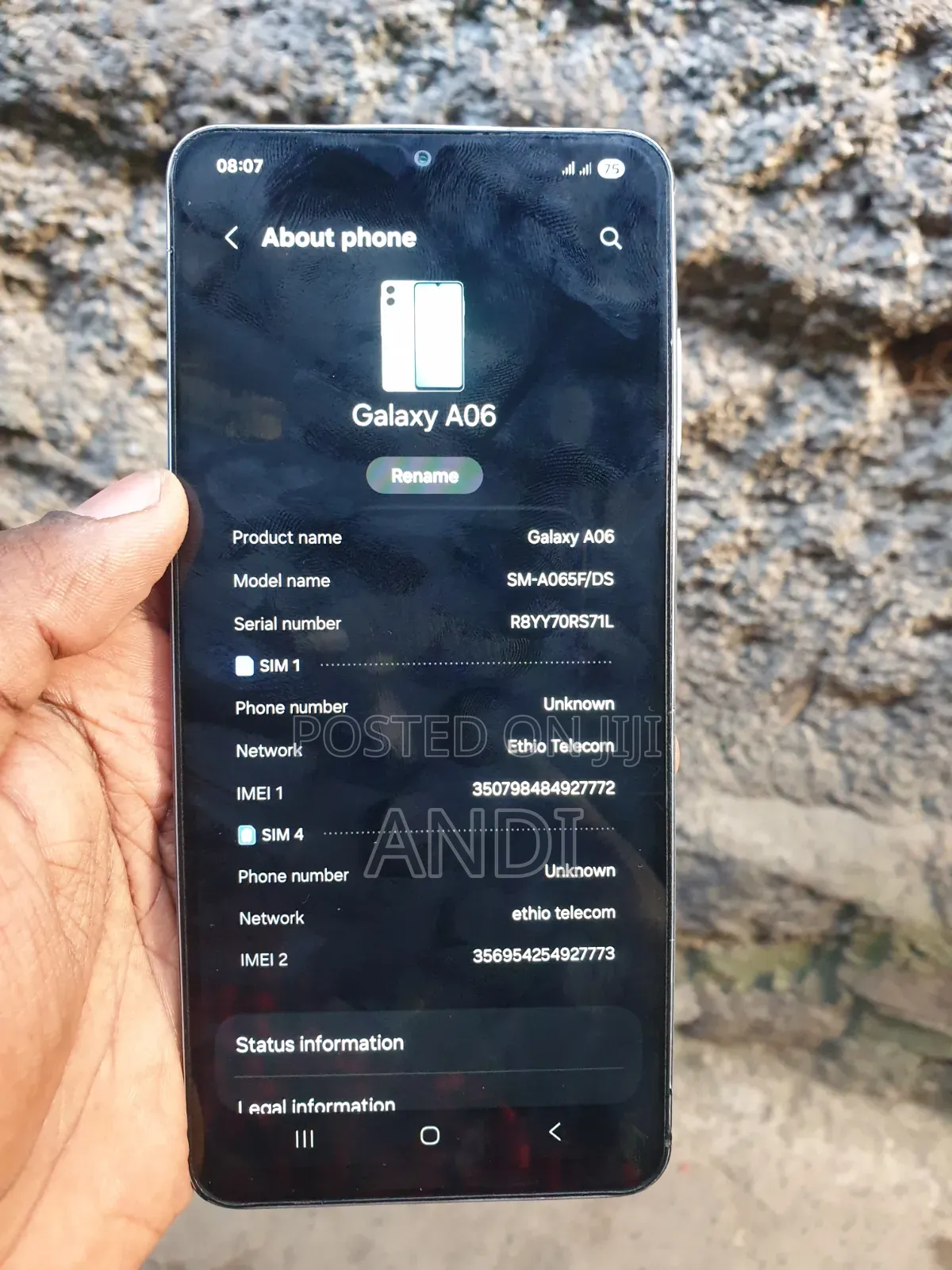 Samsung Galaxy A06 128 GB Gray