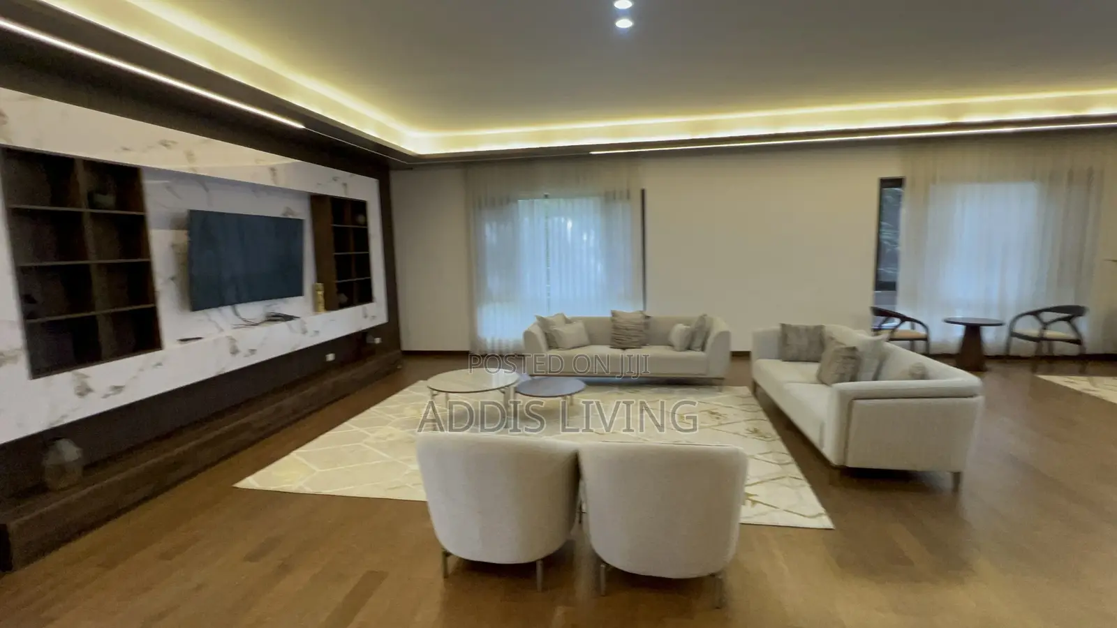 Furnished 6bdrm Villa in Bole for rent