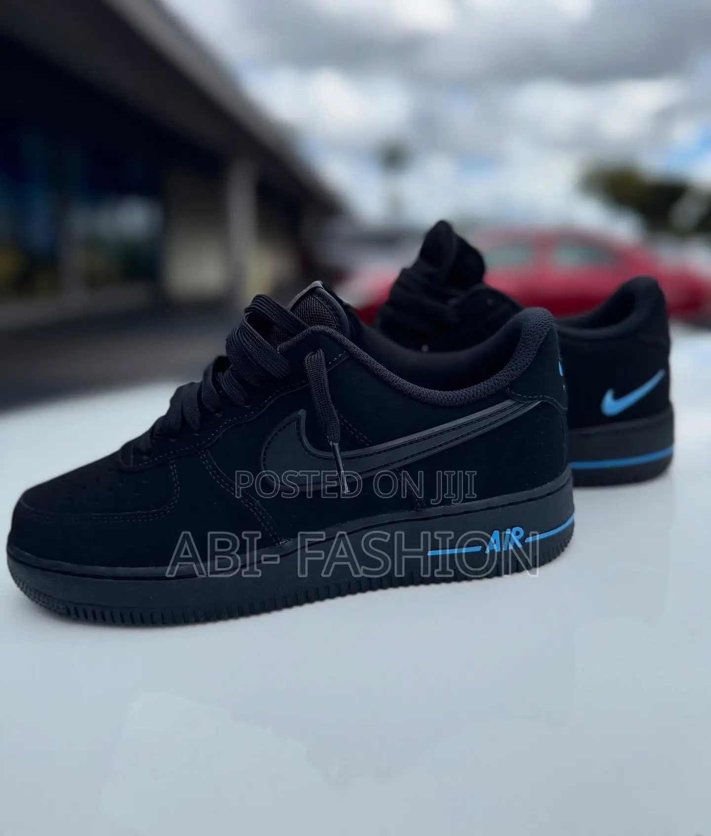 Nike Air Force 1 '07 Black University Blue | New Arrival
