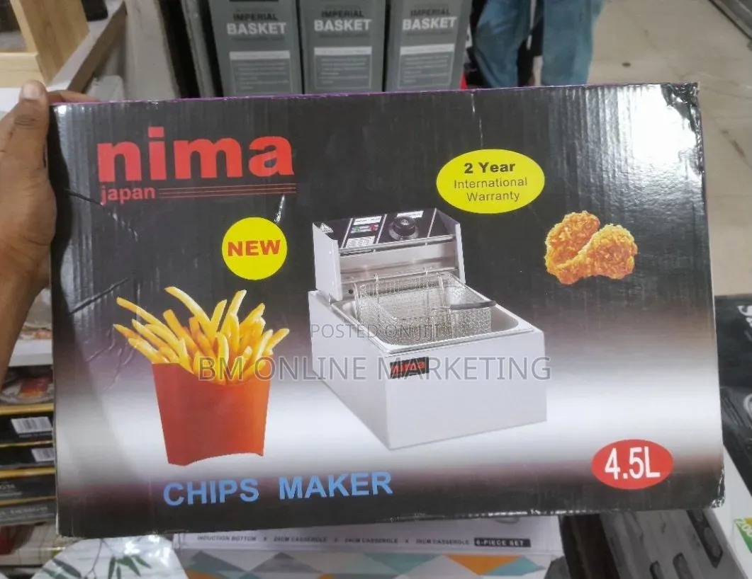 Nima 4.5L Deep Fryer > ኒማ የችፕስ ማሽን 4.5 ሊትር