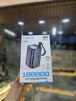 T-Max 100,000mAh Power Bank (22.5W Fast Charging)